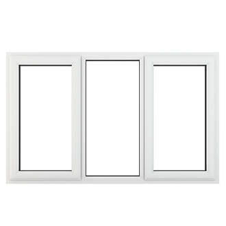 Image of Crystal Left & Right-Hand Opening Clear Double-Glazed Casement White uPVC Window 1770mm x 1040mm 