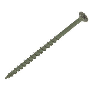 Image of Timbadeck Double-Countersunk Carbon Steel Decking Screws 4.5 x 75mm 100 Pack 