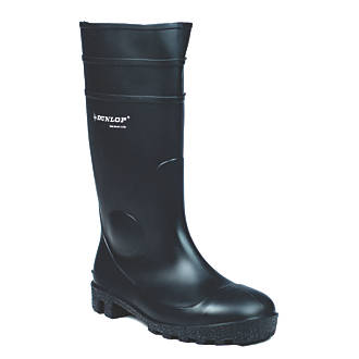 Image of Dunlop Protomastor Safety Wellies Black Size 4 