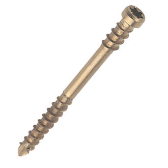 Image of Spax TX Cylindrical Self-Drilling Antique Decking Screws 5mm x 60mm 100 Pack 