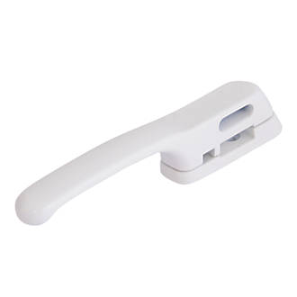 Image of Fab & Fix Craftsman Left or Right-Handed Non-Locking Window Handle White 