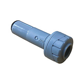 Image of PolyPlumb Plastic Push-Fit Reducing Coupler 15mm x 10mm 