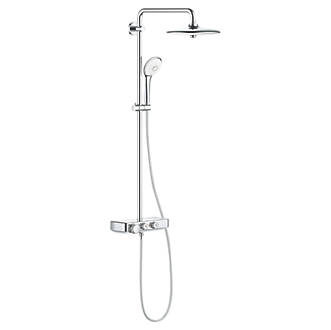 Image of Grohe Euphoria SmartControl 260 Mono HP Rear-Fed Exposed Chrome Thermostatic Shower System 