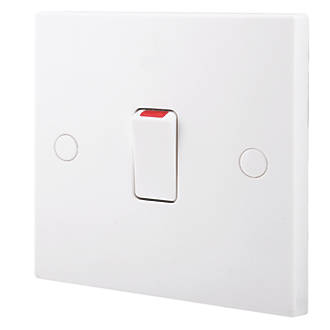 Image of British General 900 Series 20A 1-Gang DP Control Switch White 