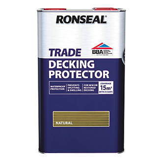 Image of Ronseal Trade Decking Protector Natural 5Ltr 