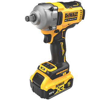 Image of DeWalt DCF891P2T-GB 18V 2 x 5.0Ah Li-Ion XR Brushless Cordless Impact Wrench 