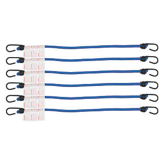 Image of Smith & Locke Bungee Cords 600mm x 10mm 6 Pack 