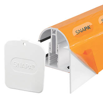 Image of SNAPA White 16mm Gable Bar 2000mm x 50mm 