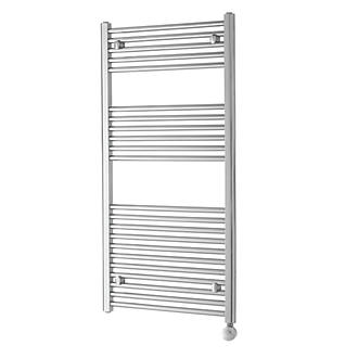 Image of Towelrads Richmond Electric Towel Radiator with Thermostatic Heating Element 1186m x 600mm Chrome 1365BTU 