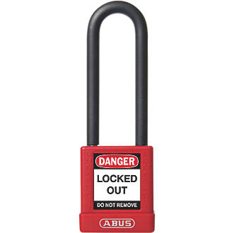 Image of Abus Aluminium Lock-Off Padlock Red 19 x 75mm 