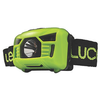 Image of Luceco Rechargeable LED Head Torch Green 150lm 