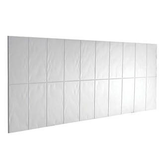 Image of Mira Flight Wall Bath Splashback White 2000 x 500 x 6mm 