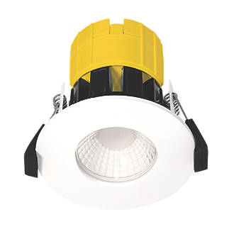 Image of Luceco Dim2Warm FType Fixed Fire Rated LED Downlight White 6W 460lm 