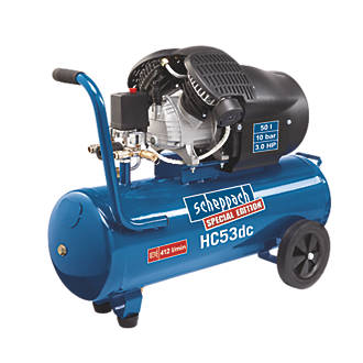 Image of Scheppach HC53DC 50Ltr Brushless Electric Twin Cylinder Air Compressor 240V 