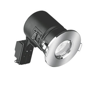 Image of Aurora EFD Fixed Fire Rated LED Downlight Polished Chrome 5W 500lm 