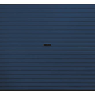 Image of Gliderol 6' 11" x 7' Non-Insulated Steel Roller Garage Door Navy Blue 