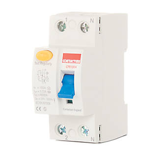 Image of Contactum Defender 100A 30mA DP Type A RCD 