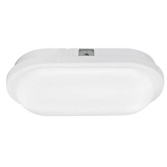 Image of Aurora Utilite Indoor & Outdoor Oval LED Bulkhead White 15W 1550lm 