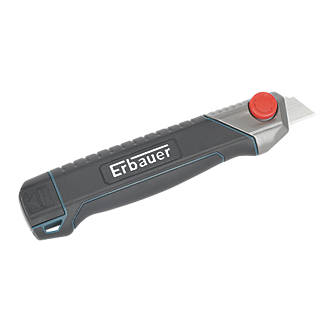 Image of Erbauer Retractable 18mm Snap-Off Blade Knife 