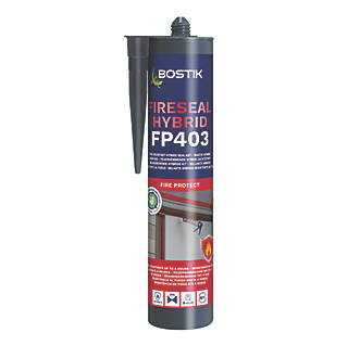 Image of Bostik FP403 Fire Resistant Hybrid Sealant Grey 290ml 