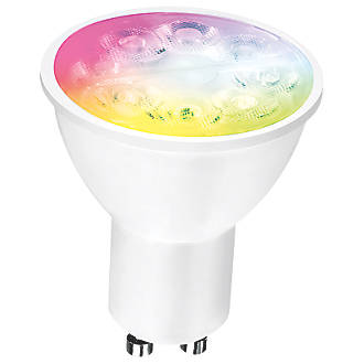 Image of Aurora Aone GU10 RGB & White LED Smart Light Bulb 5W 300lm 