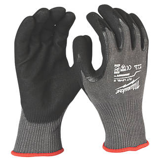 Image of Milwaukee Dipped Gloves Grey Large 