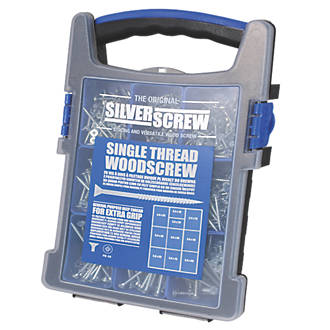 Image of Silverscrew PZ Double-Countersunk Woodscrew Grab Pack 2000 Pcs 