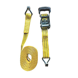 Image of Smith & Locke Ratchet Tie-Down with J-Hooks 6m x 38mm 