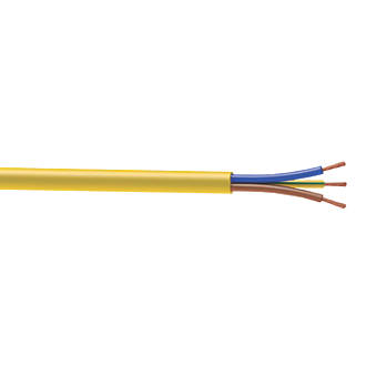 Image of Time 3183YAG Yellow 3-Core 2.5mmÂ² Flexible Cable 50m Drum 