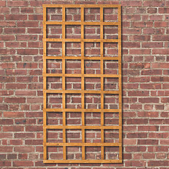 Image of Forest Softwood Rectangular Trellis 3' x 6' 10 Pack 
