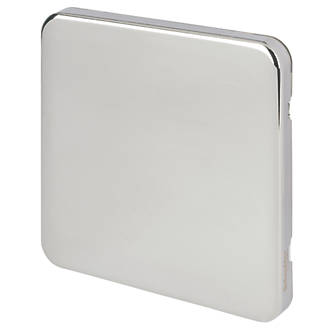 Image of Schneider Electric Lisse Deco 1-Gang Blanking Plate Polished Chrome 