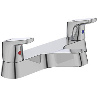 Image of Ideal Standard Dot 2.0 Surface-Mounted Bath Filler Tap Silver 