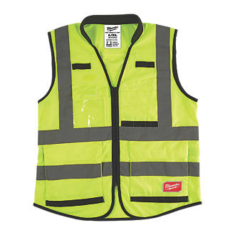 Image of Milwaukee Premium Hi-Vis Vest Yellow Large / X Large 41" Chest 