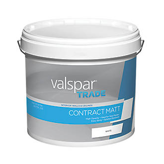 Image of Valspar Trade Matt Emulsion White 12Ltr 