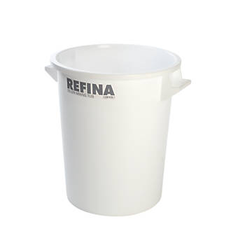 Image of Refina Plastic Mixing Tub White 75Ltr 