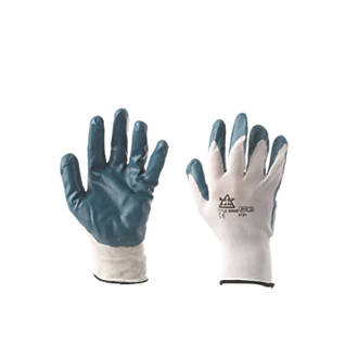 Image of Keep Safe Nitrile-Coated Gloves Grey Medium 
