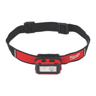 Image of Milwaukee IRHL450 Rechargeable LED USB Headlamp Black / Red 450lm 