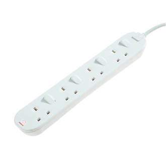 Image of Masterplug 13A 4-Gang Switched Extension Lead 2m 