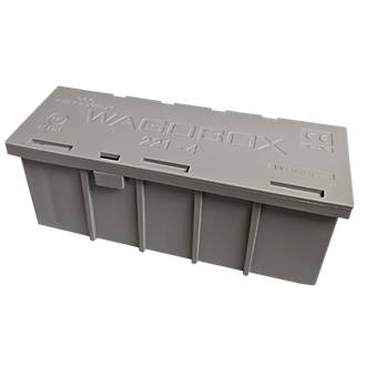 Image of Wago 32A Multi-Purpose Junction Box 39 x 39 x 44mm Grey 