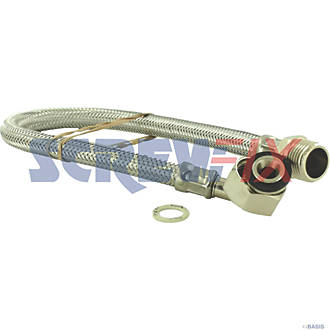 Image of Worcester Bosch 87161081510 FLEXIBLE HOSE C/W WASHERS 