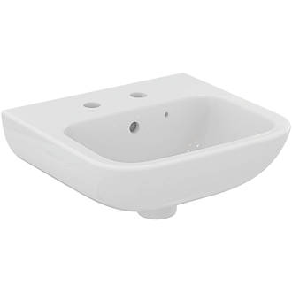 Image of Armitage Shanks Portman 21 Hand Rinse Washbasin with Overflow 2 Tap Holes 400mm 