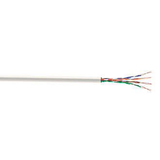 Image of Time White 4-Pair 8-Core Unshielded Telephone Cable 50m Drum 