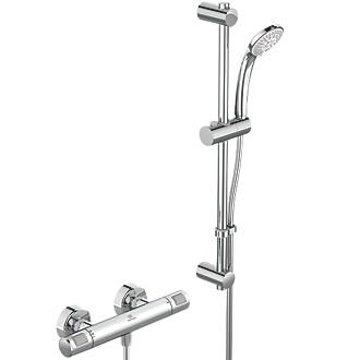 Image of Ideal Standard Ceratherm Rear-Fed Exposed Chrome Thermostatic Mixer Shower 