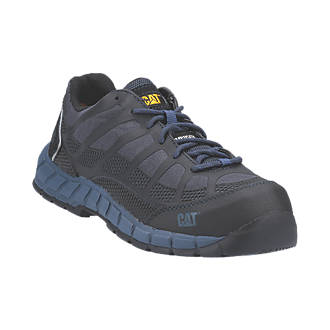 Image of CAT Streamline Metal Free Safety Trainers Blue/Black Size 8 