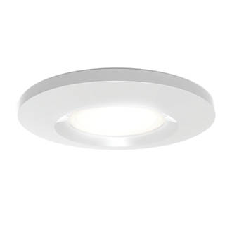 Image of 4lite Fixed Fire Rated LED Downlight White / Chrome / Satin Nickel 10W 720lm 