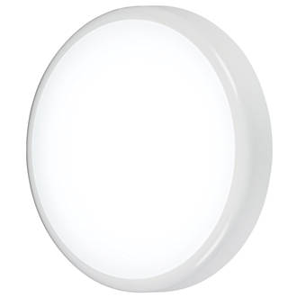 Image of Knightsbridge BT Indoor & Outdoor Maintained or Non-Maintained Switchable Emergency Round LED Bulkhead White 20W 1730 - 1930lm 