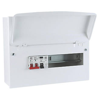 Image of MK Sentry 16-Module 14-Way Part-Populated Main Switch Consumer Unit 