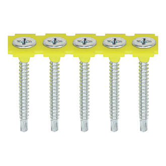 Image of Timco Phillips Bugle 60Â° Self-Tapping Thread Collated Self-Drilling Drywall Screws 3.5mm x 35mm 1000 Pack 