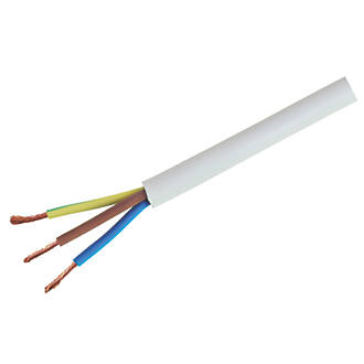 Image of Time 3093Y White 3-Core 2.5mmÂ² Flexible Cable 5m Coil 
