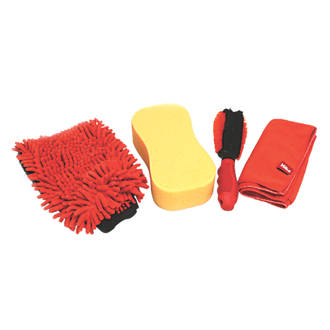 Image of Hilka Pro-Craft Car Cleaning 4 Piece Set 